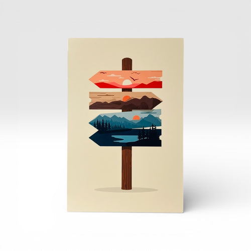 Affiche murale - Paysage onirique