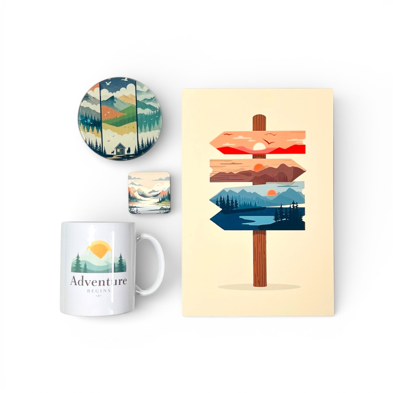 box paysage onirique vue du haut