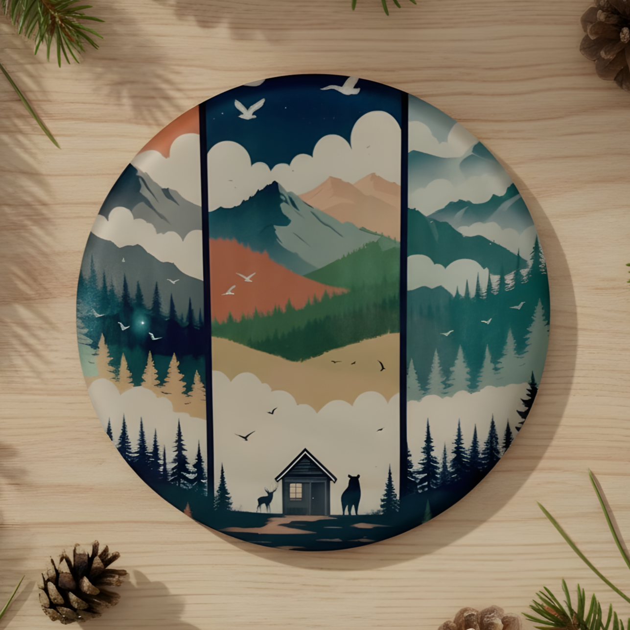 dessous de verre onirique paysage