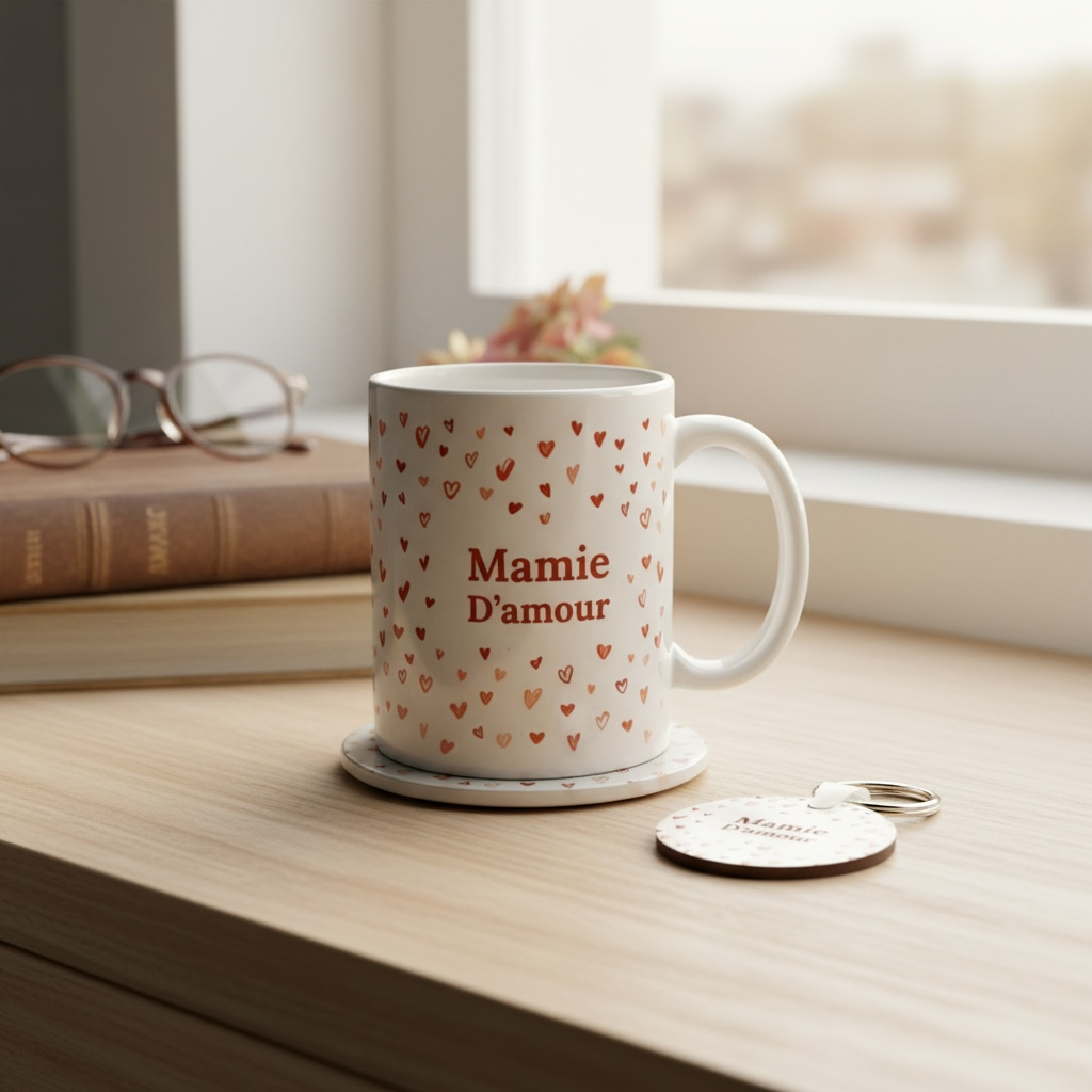 illustration box mamie d'amour motif