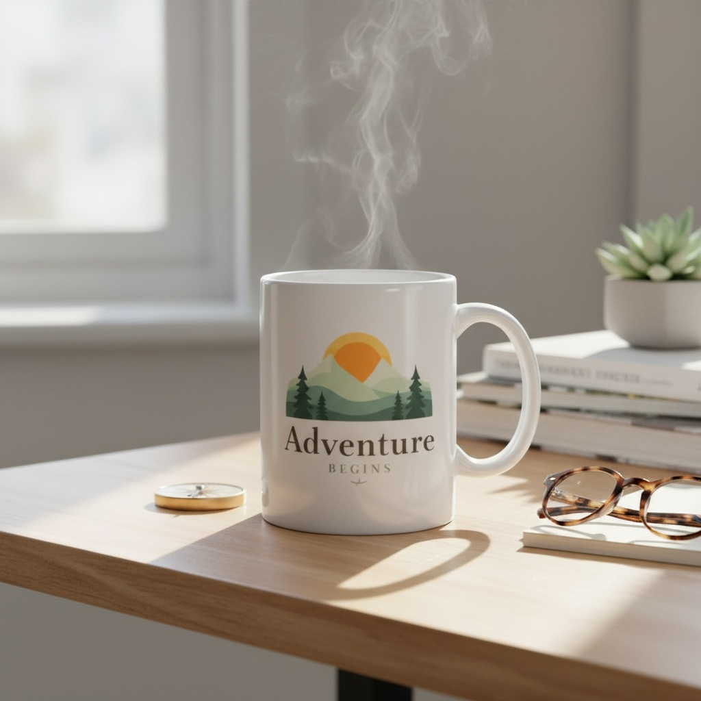 mug adventure visuel illustration
