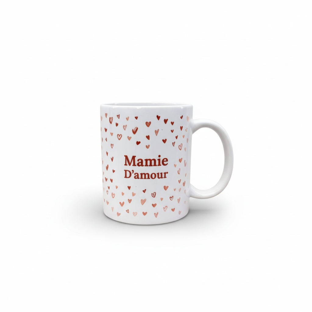 mug blanc mamie d'amour