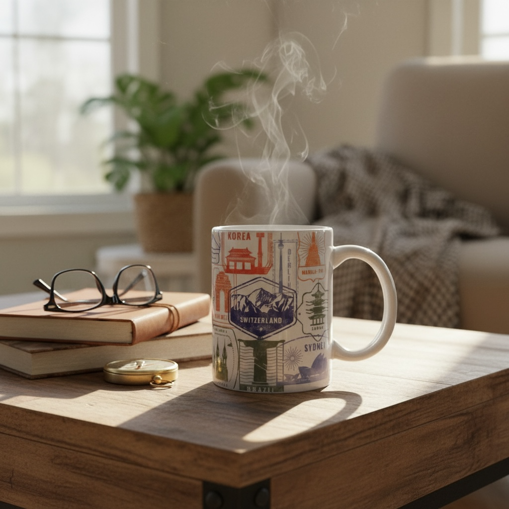 tasse tour du monde situation